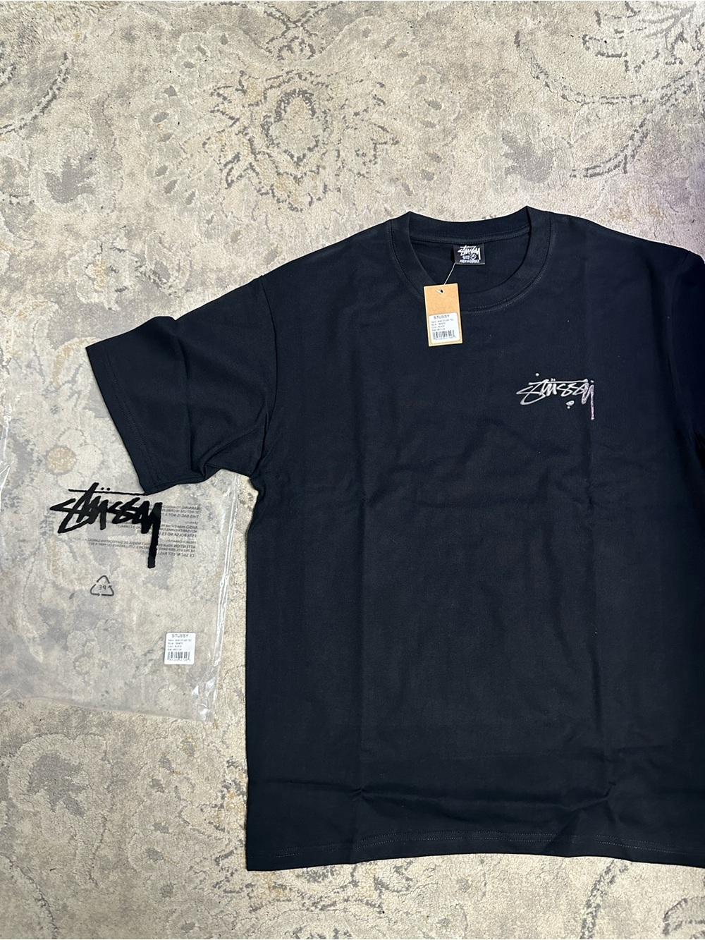 BRAND NEW METALLIC STUSSY TEE